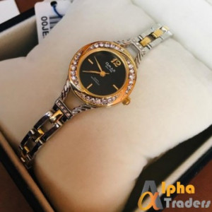 Omax Jes 924 Gold Color Ladies Watch Online With Amazing Chain