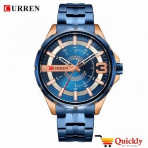 Curren M8333 Watch Chain Strap Blue Chain