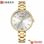 Curren C9017L Ladies Gold Strap Watch
