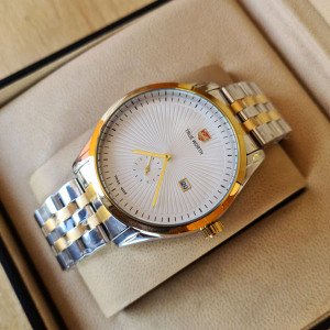 True Worth WL-3050 White Color Chain Strap Watch
