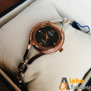 Omax Jes 942 Gold Color Ladies Watch Online in Pakistan