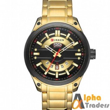 Curren 8319 Men Golden Chain Watch Online Shopping With Amazing Features