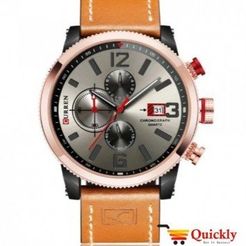 Curren M8281 Watch Chronograph Original Watch With Date