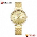 Curren C9011L gold color ladies watch