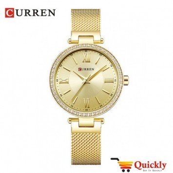 Curren C9011L gold color ladies watch