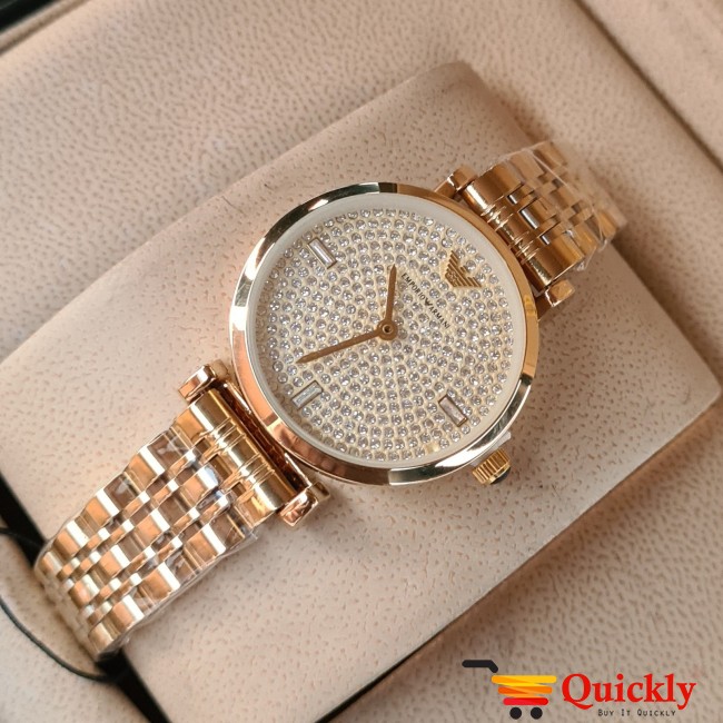 Emporio Armani AR-11206 Ladies Watch Gold