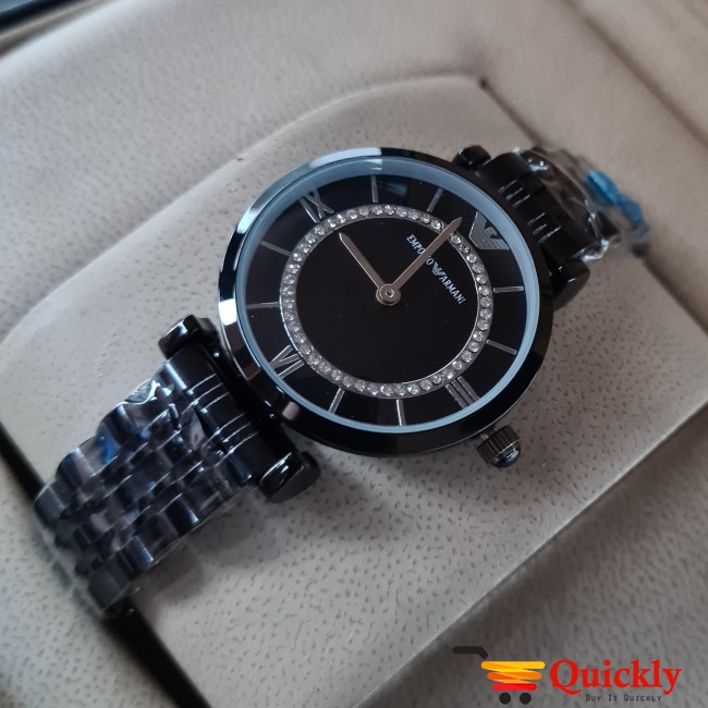 Emporio Armani AR-11206 Ladies Watch Black