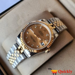 Rolex Automatic Watch Chain Strap With Date Wrist Watch