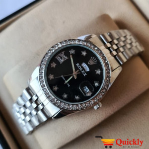 Rolex Chain Strap Stylish Watch With Date