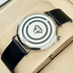 Tomi T040 White Dial Leather Strap Watch