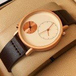 Tomi T079 Men Leather Watch With Beautiful Dial