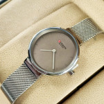 Curren C9016L Silver Amazing Chain Ladies Wrist Watch Online In Pakistan