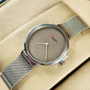 Curren C9016L Silver Amazing Chain Ladies Wrist Watch Online In Pakistan