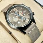 CURREN 8325 Chronograph Sports Watch Men Leather Strap