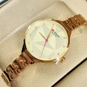 Curren C9047L Gold Ladies Wrist Watch