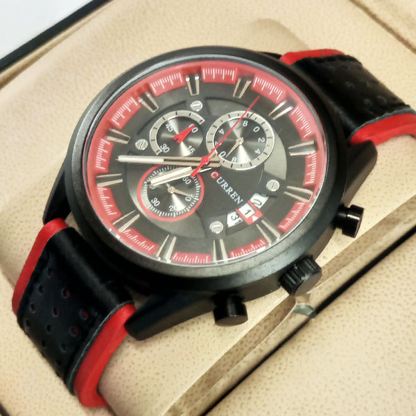 Curren M8290 Watch Chronograph Original Watch With Date