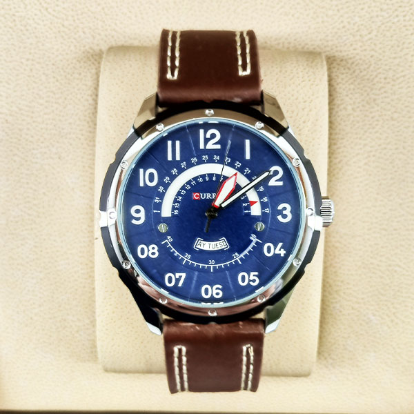 Curren M8267 Men's Watch Leather Strap