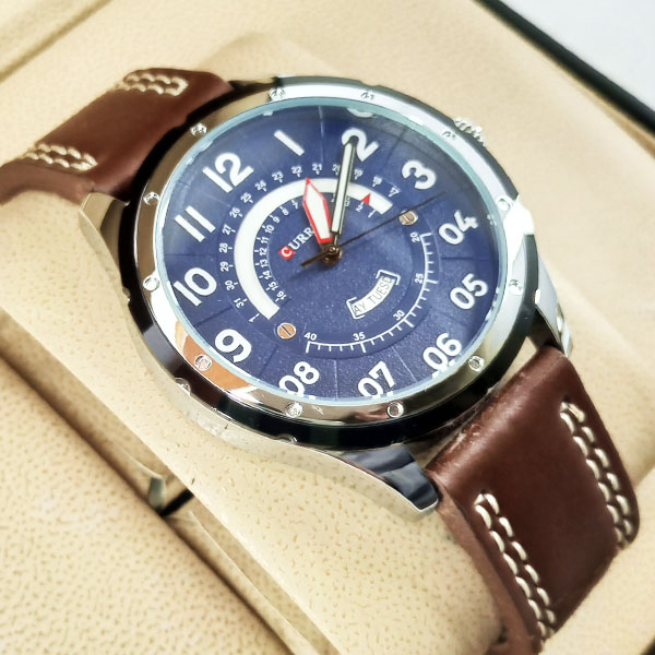 Curren M8267 Men's Watch Leather Strap