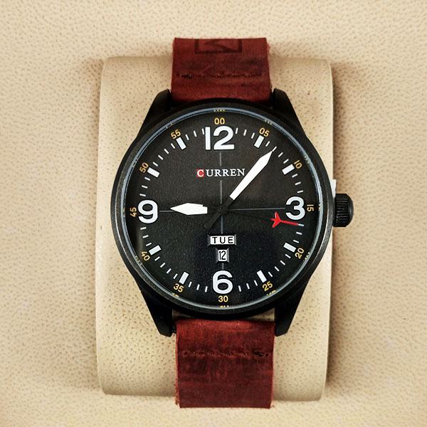 Curren M8265 Men's Watch Soft Leather Wrist Watch