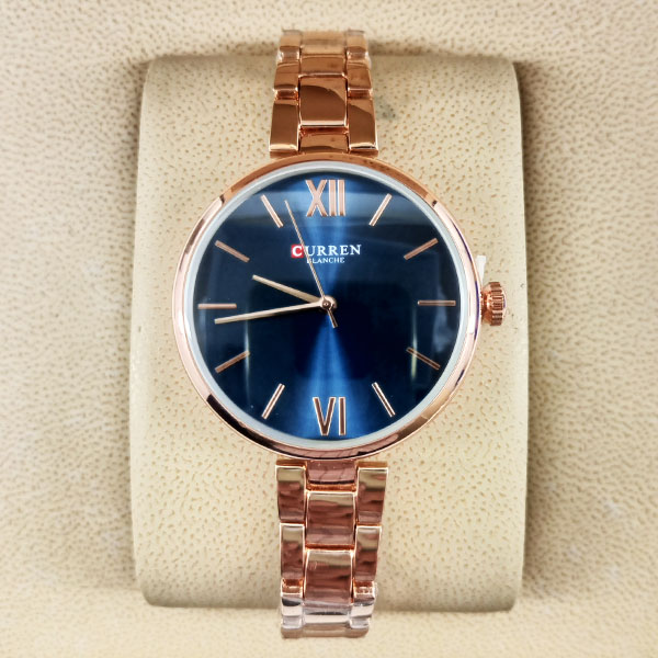 Curren C9017L Ladies Rose Gold Strap Wrist Watch