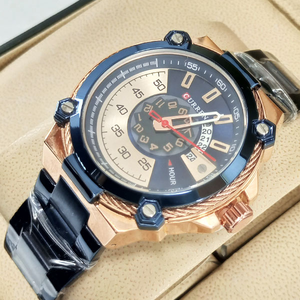 Curren 8345 Is Men Chain Digital Original Watch Online