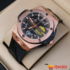 Hublot 992703 Men Leather Original Watch