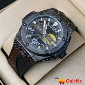 Hublot 992703 Geneve Men Leather Original Watch