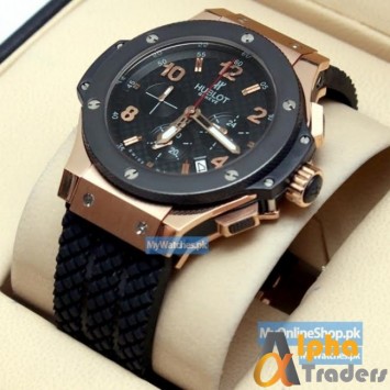Hublot Tuiga 1909 Men Analog Watch With Black Band