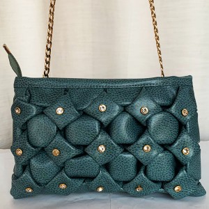 Female Hand Bag Green Color QB00270