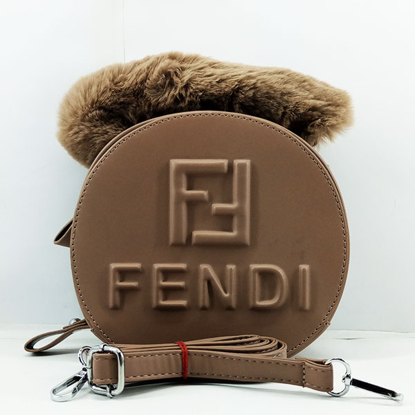 Fendi Girls Hand & Shoulder Bag Brown Color QB00516