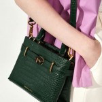 Charles & Keith CK2-30781195 Original Ladies Hand Bag Green Color