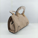 Dior Ladies Hand Bag With Leather Stripe Skin Color QB00343