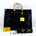 Fendi Ladies Hand Bag Black Color QB00409