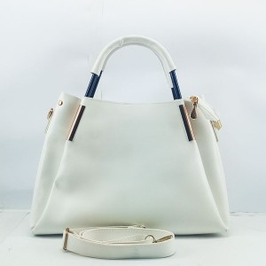 Ladies Hand & Shoulder Bag White Color QB00578