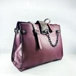 LV Ladies Hand & Shoulder Bag 2 Piece Purple Color QB00522