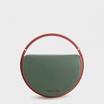 Charles & Keith CK2-70780913 Replica Ladies Hand Bag Green Color