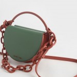 Charles & Keith CK2-70780913 Replica Ladies Hand Bag Green Color