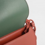 Charles & Keith CK2-70780913 Replica Ladies Hand Bag Green Color