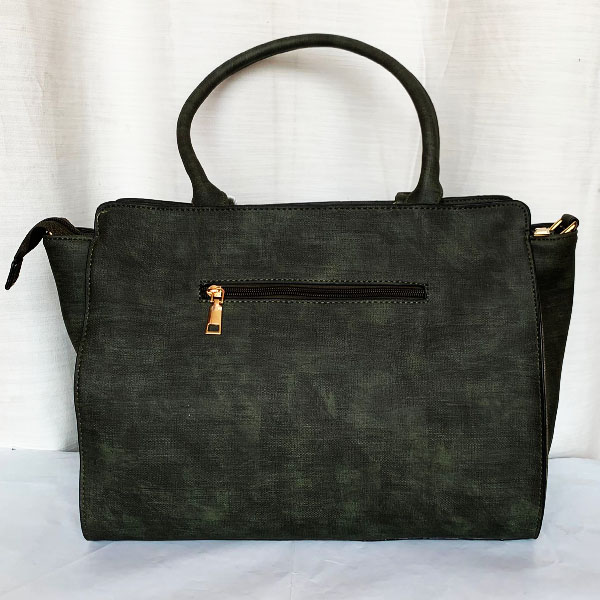 Prada Ladies Hand Bag 2 Piece With Leather Stripe QB00288