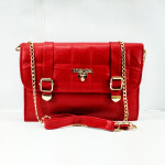 Ladies Shoulder Small Bag Red Color QB00421
