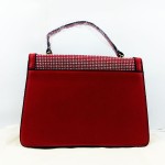 LV Ladies Hand & Shoulder Bag 2 Peice Red Color QB00526