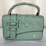 LV Girls Hand Bag With Long Stripe C Green Color QB00251