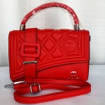 Chanel Girls Hand Bag With Long Stripe Red Color QB00253