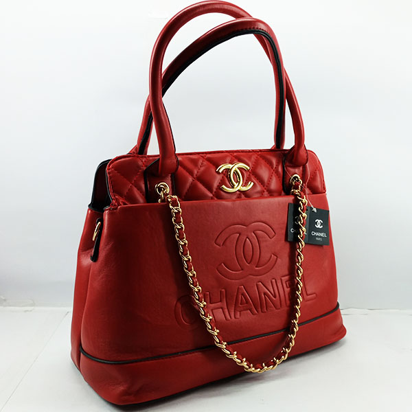 Chanel Ladies Bag 2 Piece Red Color QB00496