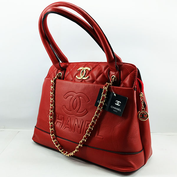 Chanel Ladies Bag 2 Piece Red Color QB00496