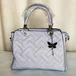 Female Hand Bag Butterfly Design With Leather Stripe QB00266