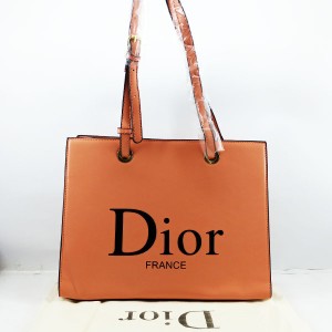 Christian Dior Ladies Bag 2 Piece Orange Color QB00499