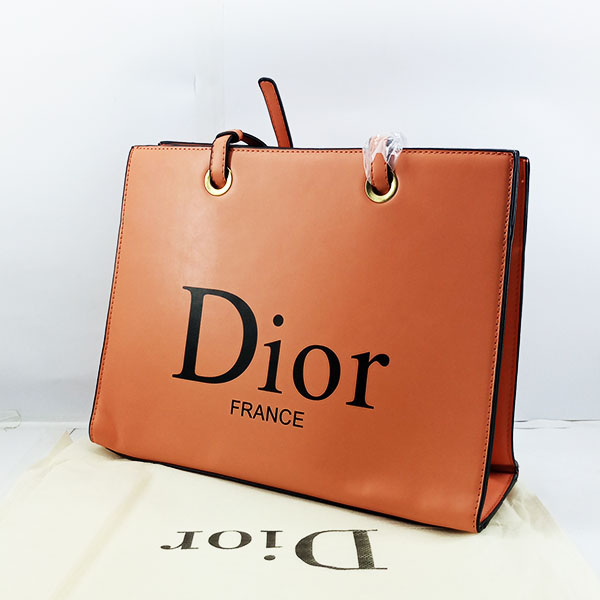 Christian Dior Ladies Bag 2 Piece Orange Color QB00499