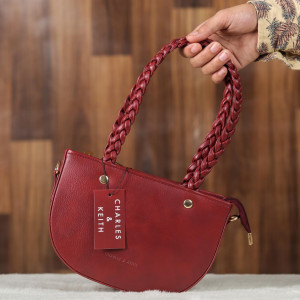Charles & Keith Ladies Bag Red Color QB00135