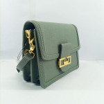 Charles & Keich Ladies Shoulder Bag With Leather Stripe QB00373